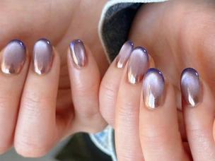 5 необычных идей маникюра с френчем в японском стиле на осень 2025