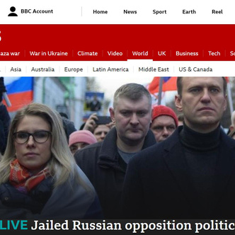 Какова самая первая реакция зарубежных СМИ на смерть Навального