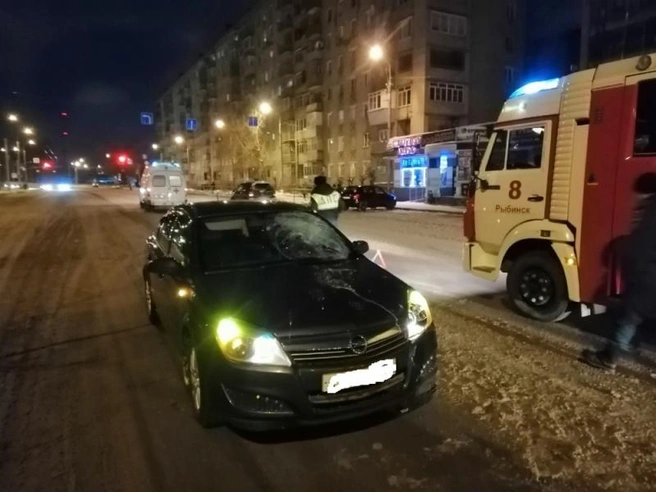 ДТП произошло в Рыбинске | Источник: ГУ МЧС по ЯО