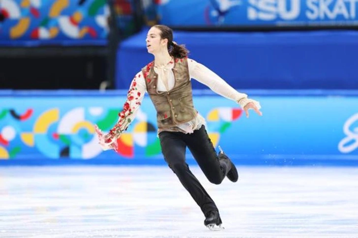 23-летний россиянин Петр Гуменник лидирует после короткой программы в отборе на Олимпиаду