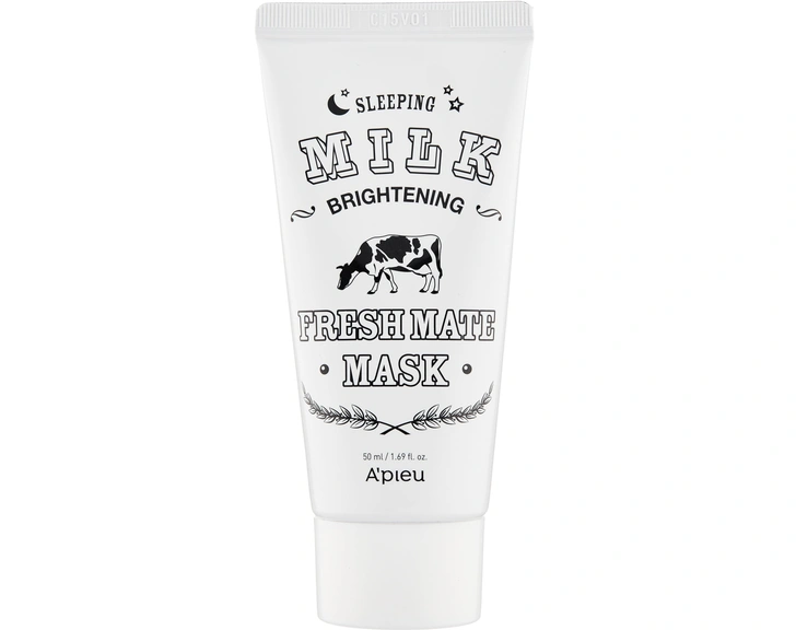 A'PIEU Ночная маска с молочными протеинами Fresh Mate Sleeping Milk Brightening Mask