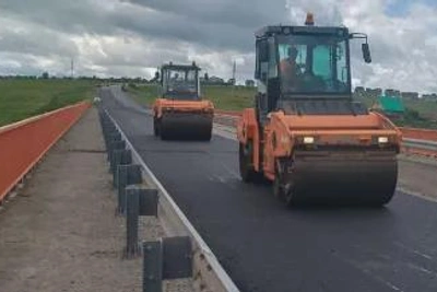 В Башкортостане начали асфальтировать обход Белорецка