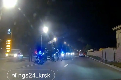 В Красноярске ночная погоня за байкерами закончилась штрафами