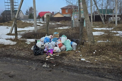 В Подгорном не вывозят мусор больше суток