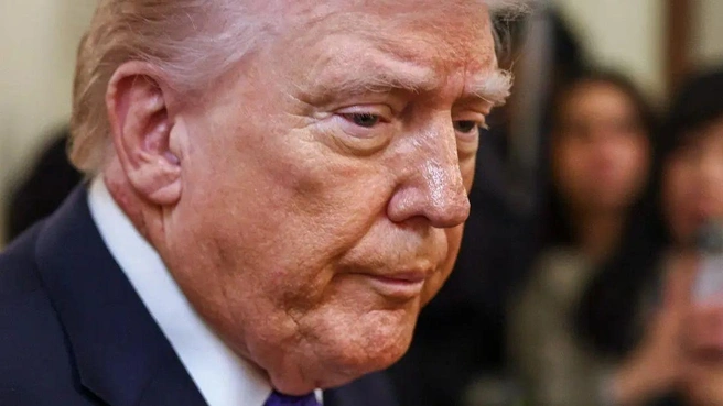 По словам источников, Дональд Трамп потребовал, чтобы Вудс не возил его внуков. | Источник: MEGA