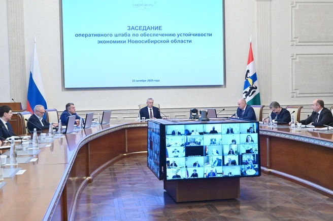 Участники совещания рассмотрели ситуацию на рынке труда и вопросы мониторинга цен на топливо с учетом уборочной кампании | Источник: www.nso.ru