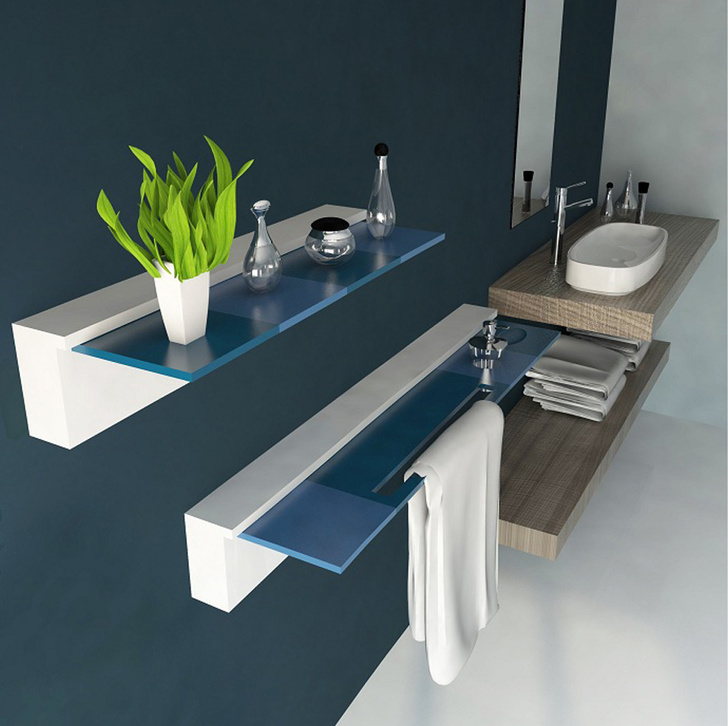 Топ 12: Дизайн ванной комнаты в голубых тонах