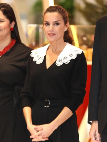 Королева Летиция на официальном выходе в Мадриде