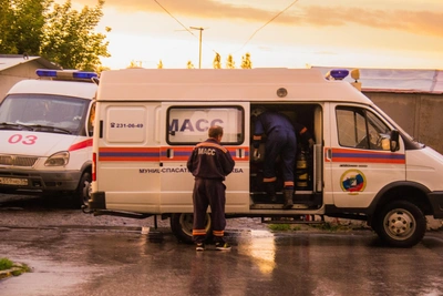 На АЗС в Новосибирске произошло тройное ДТП