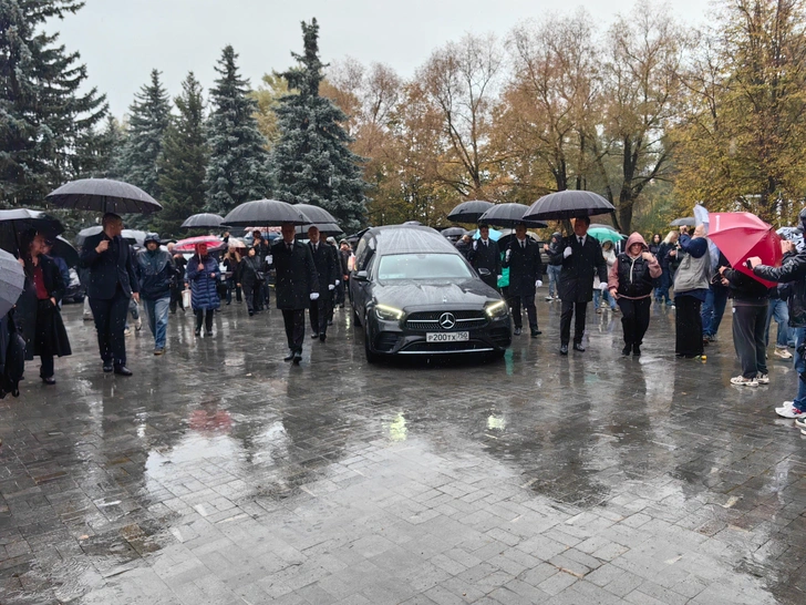 Вдова и дочь от первой жены делили один зонт, а внебрачный сын выстоял очередь: Добрынина похоронили на Троекуровском кладбище