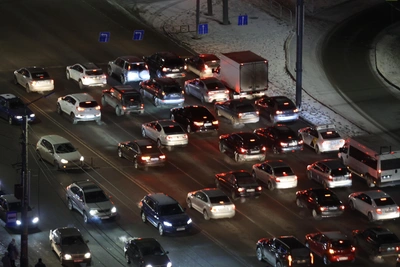 Челябинск парализован пробками перед Новым годом