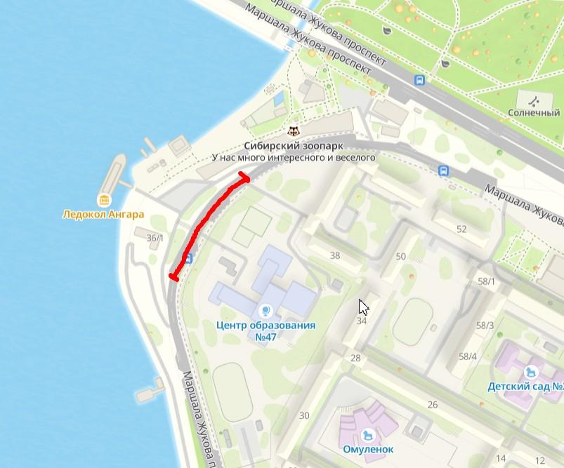 Дорогу перекроют завтра днем в Солнечном