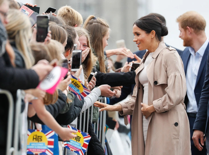 Принц Гарри и герцогиня Меган в Новой Зеландии, 30 октября 2018 года