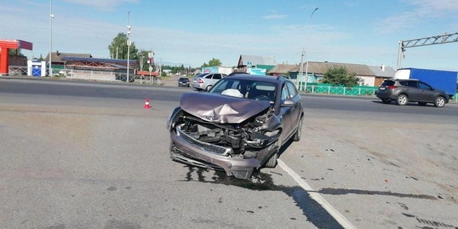 По предварительной версии, на красный выехал водитель KIA Rio | Источник: ГИБДД РБ