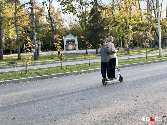 Или самокате | Источник: Юлия Король / 45.RU