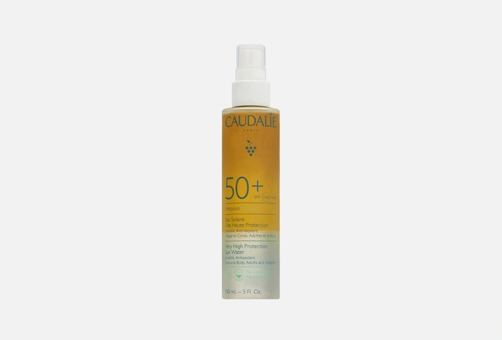 Солнцезащитная вода-спрей SPF50, Caudalie 