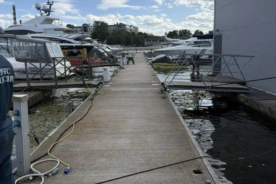 Спасение мальчика из воды под напряжением на Крестовском