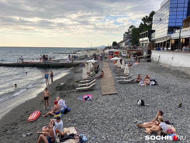 Не пляж, а мечта | Источник: Анна Грицевич / SOCHI1.RU
