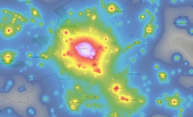 Источник: Lightpollutionmap.info
