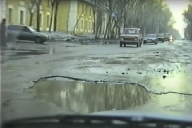 Фото в районе улицы Бориса Богаткова, 145 | Источник: канал «НТН-12»