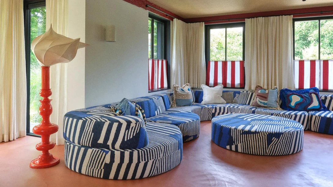 Дом на голландском побережье: полоски, оранжевый и леопард | Источник: Фредерик Веркрюсс