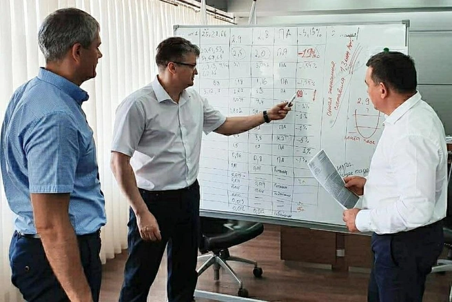 В Новокузнецк приезжали губернатор региона Сергей Цивилев и его заместители | Источник: Panov_kuzbass / Instagram (экстремистская организация, деятельность запрещена на территории РФ)
