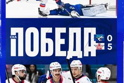 СКА одержал четвёртую победу подряд, разгромив «Барыс» 5:0