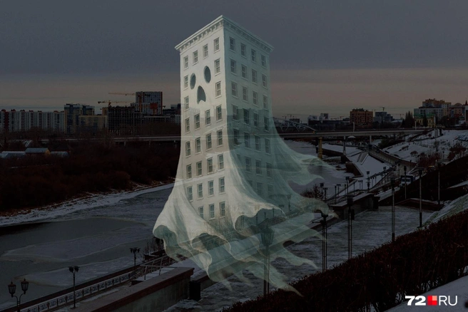 Все эти здания уже полностью или почти готовы, но не используются по своему прямому назначению. Стоят и медленно разрушаются под гнетом времени | Источник: Ирина Шарова, Дмитрий Гладышев / 72.RU