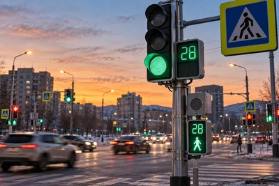 На трёх перекрёстках Читы появятся светофоры