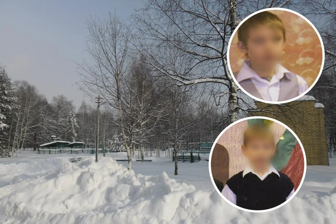 Саша и Дима ушли из детского санатория вечером 17 января. Их тела нашли лишь спустя четыре месяца | Источник: ПСО «Волонтер» / Vk.com, ГУ МВД по Нижегородской области