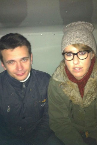 Ксения Собчак и Илья Яшин 15 декабря были вместе задержаны на Лубянке