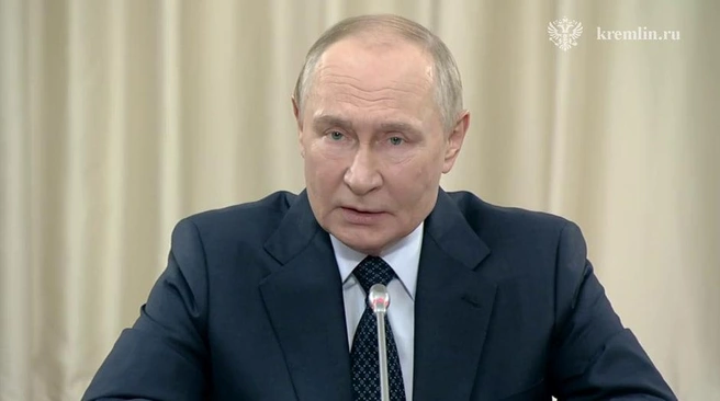 «Это будет наша смена». Путин рассказал, кого будут выдвигать на руководящие посты | Источник: Скриншот трансляции Кремля