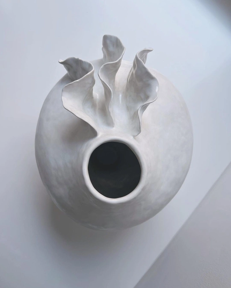 Керамическая ваза ручной работы, https://palatystore.ru | mcmaison.ru