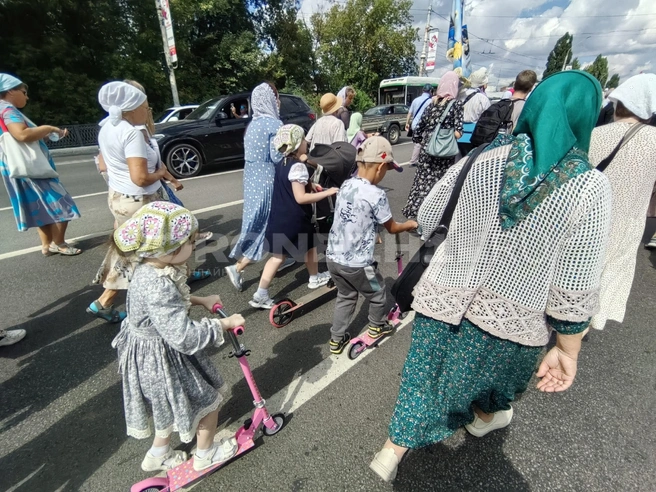 У малышни был свой транспорт | Источник: Андрей Пашинский /Voronezh1.ru