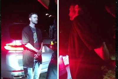 Опубликовано видео ареста Джастина Тимберлейка