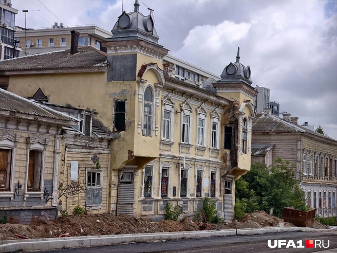 До реконструкции зданий пока не добрались | Источник: Булат Салихов / UFA1.RU