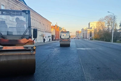 Завершён ремонт дороги на улице Бакунина