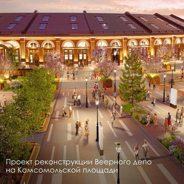На прогулочной зоне появятся террасы, веранды и ландшафтное озеленение | Источник: Проектное решение / mos.ru