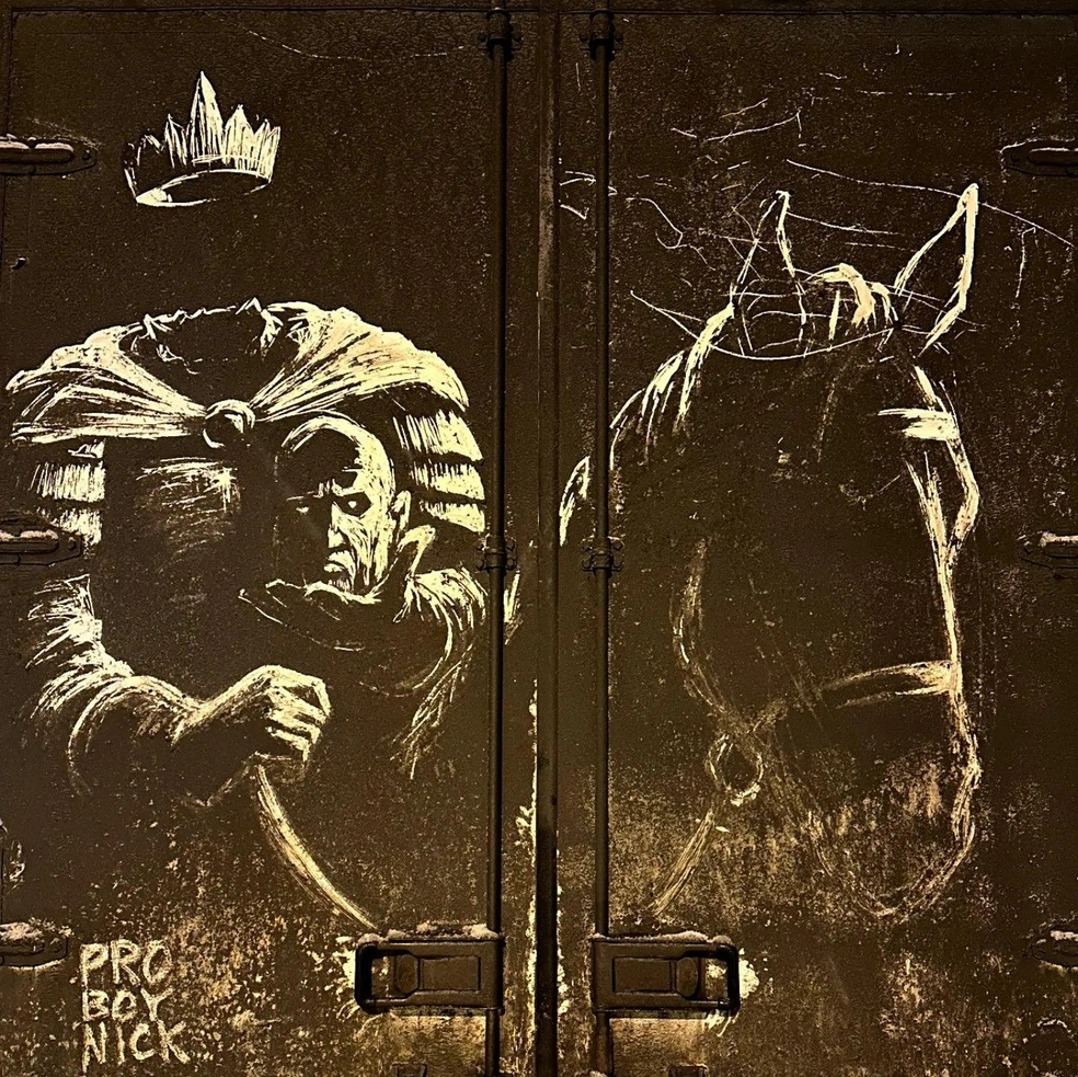 Картины по грязи Никиты Голубева | Источник: proboynick / Instagram (деятельность в РФ запрещена)
