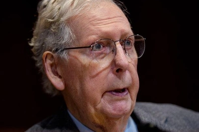 McConnell hospitalized after flu-like symptoms