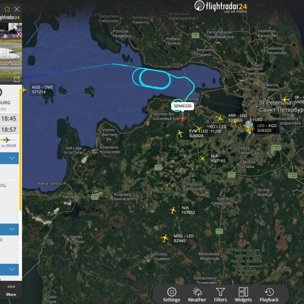 Источник: flightradar24.com