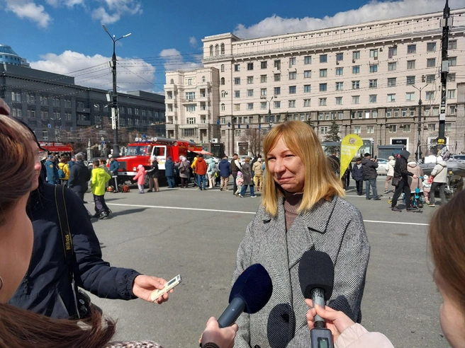Екатерина Васильева, заведующая отделением радионуклидной терапии челябинского онкоцентра | Источник: пресс-служба компании «Интерсвязь»