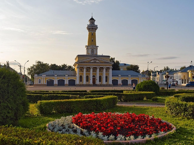 Пожарная каланча в центре Костромы | Источник: Alexxx-Malev / Wikipedia.org