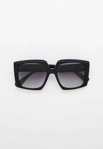 Очки солнцезащитные Max Mara MM 0024 01B, цвет: черный, RTLACI973001 — купить в интернет-магазине Lamoda