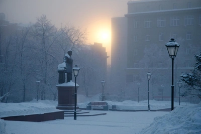 Югру ждут морозы до -40, снег и гололед