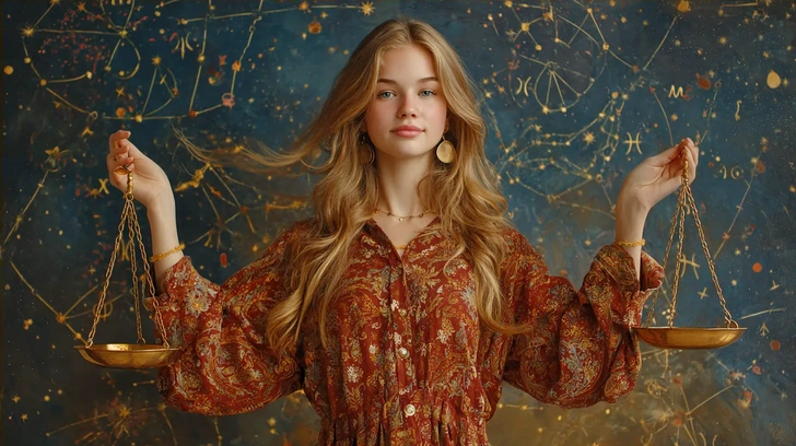 Весы: характеристика знака Зодиака, таланты и сильные стороны | Источник: Midjourney