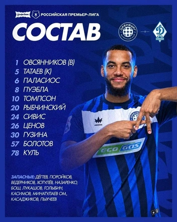 Стартовый состав хозяев | Источник: ФК «Оренбург» / t.me