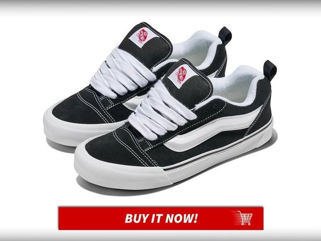 Кроссовки Vans Knu Skool с современным дизайном и усиленной амортизацией