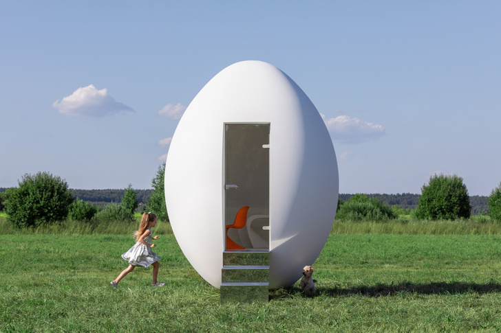 Дом-яйцо: новый арт-объект Григория Орехова