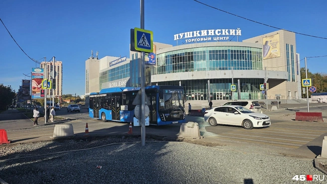 Перекресток Карельцева&nbsp;— Пушкина | Источник: Дарья Никитченко / 45.RU
